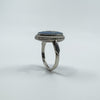 Vintage Sterling Silver Wedgewood Blue Jasper Ware Cameo Ring 925 Size M N 1982