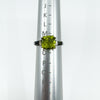 Sterling Silver 1.70ct Peridot Trilogy Ring Size N  