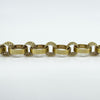 Vintage 9ct Gold Chunky Fancy Links 8” Bracelet 375 (London 1974) 14g 