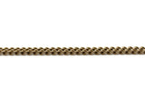 Vintage 9ct Rose Gold 18” Albert Chain Necklace Double Dog Clip & T-Bar 375