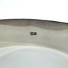 Chunky Vintage Sterling Silver & Rose Gold Engraved Floral Bangle 925 Birm 1959