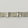 Chunky Modernist Sterling Silver Turquoise Panel Bracelet 925