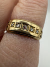 Rare Antique 15ct Gold Rose Cut Diamond Ring 625 Size O (Chester 1885)