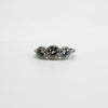 Vintage Platinum 1.60ct Diamond Trilogy Ring 950 Size L
