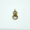 Large Vintage 9ct Gold Initial S Pendant / Charm 375 (London 1988)