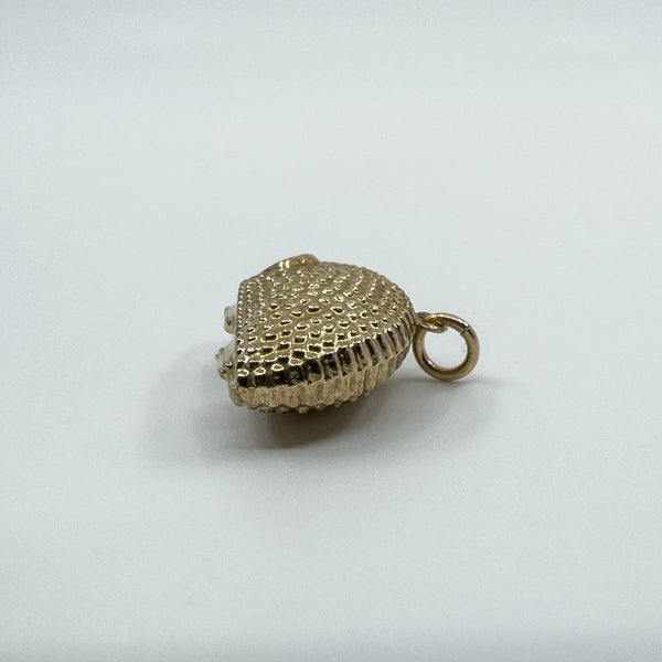 Large Vintage 9ct Gold Hedgehog Animal Pendant  / Charm 375 (London 1975)