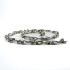 Chunky Vintage Sterling Silver 18” Figaro Chain 925 (Sheffield 1996)