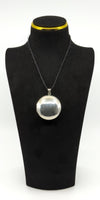 Vintage Sterling Silver Large Chunky Round Photo Locket 925 (1994)