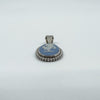 Vintage Sterling Silver Wedgewood Blue Jasper Ware Cameo Pendant 925 (1972)