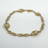 Vintage 9ct Gold Horse Head Bracelet