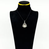 Chunky Vintage Sterling Silver Spinning 3x Sided Photo Locket Fob / Pendant 925