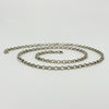 Vintage Sterling Silver 23” Rolo Links Chain / Necklace 925