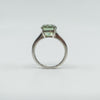 Sterling Silver 2.70ct Peridot Solitaire Ring Size M - N Engagement Stacking 