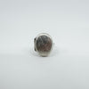 Vintage Sterling Silver Oval Engraved Secret Locket Ring 925 Size N 1/2