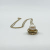 Vintage 9ct Gold Pearl Pendant & 16” Chain Necklace 375