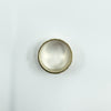 Vintage 9ct Gold Wide Chevron Engraved Full Band Ring 375 Size L (London 1972)