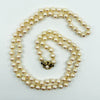 Vintage 9ct Gold Cultured Pearl 28.5” Long Necklace 375