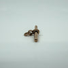 Antique Large 9ct Rose Gold T-Bar Pendant / Charm 375