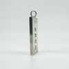 Large Chunky Vintage Sterling Silver Ingot Pendant (Sheffield 1977) 31g Jubilee 
