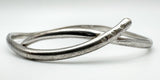 Hot Diamonds Wavey Trilogy 0.03ct Diamond Bangle in Sterling Silver 925