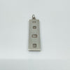 Vintage Sterling Silver Ingot Pendant (Sheffield 1978)