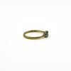 Vintage 18ct Gold 0.30ct Diamond Trilogy Ring 750 Size Q