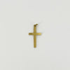 Vintage 18ct Gold Diamond Cut Christian Cross Pendant / Charm 750 Reversible