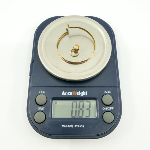 Large Antique 9ct Rose Gold Double Sided Glass Photo Locket 375 (Birm 1912)