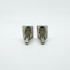 Vintage Sterling Silver Rectangular Cufflinks by Kit Heath 925