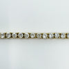 Vermeil Sterling Silver 5ct CZ Tennis 7.5” Bracelet 925