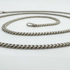 Vintage Sterling Silver 23.8” Curb Chain / Necklace 925 