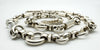 Unusual Chunky Fancy Link 24” Chain in Sterling Silver 925 Heavy 111g Unisex