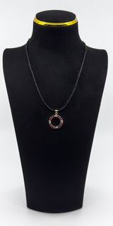 Vintage 9ct Gold 1.60ct Ruby & Diamond Pendant / Charm 375 (Birmingham 1989)