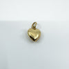 Vintage 9ct Gold Ruby Celestial Heart Pendant / Charm 375