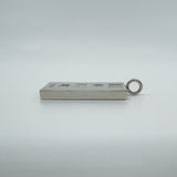 Large Chunky Vintage Sterling Silver Ingot Pendant (Sheffield 1976) 31g