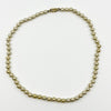 Sterling Silver Cream Freshwater Pearl 17.5" Necklace 925