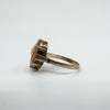 Vintage 9ct Gold Large Chunky Carved Cameo Ring 375 Size P