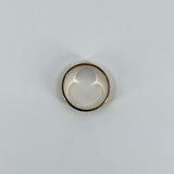 Vintage 9ct Gold Celestial Starry Engraved Full Band Ring 375 Size O (1977)