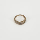 9ct - 10ct Rose Gold Diamond Band / Ring 375 Size P