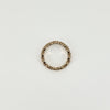 9ct Rose Gold Oval Links Full Band / Ring 375 Size N (London 2015)