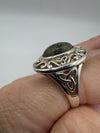 Sterling Silver Chunky Irish Celtic Connemara Ring Size P by SOLVAR