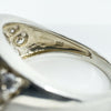 Chunky CZ Multi Stone Ring in Sterling Silver 925 Size T - U 