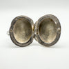 Vintage Sterling Silver Oval Engraved Secret Locket Ring 925 Size N