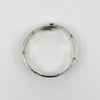 Chunky Modernist Sterling Silver Turquoise Panel Bracelet 925