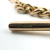 Antique 9ct Rose Gold 17.” Albert Chain Necklace Double Dog Clip T-Bar Charm 375