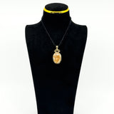 Large Vintage 1990 9ct Gold Double Sided Fob 375 by David Scott Walker