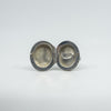 Vintage Sterling Silver Oval Engraved Secret Locket Ring 925 Size N 1/2