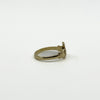 Vintage 9ct Gold Irish Claddagh Ring 375 Size Q - R 