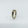 Vintage 9ct Gold Diamond & Sapphire Starburst Ring Gypsy Band Size O London 1978