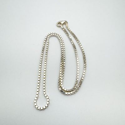 18” Box Chain in Sterling Silver 925 Heavy 10g